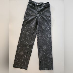 Moon And Stars Black Jeans Juniors Size 1 Brand Machine